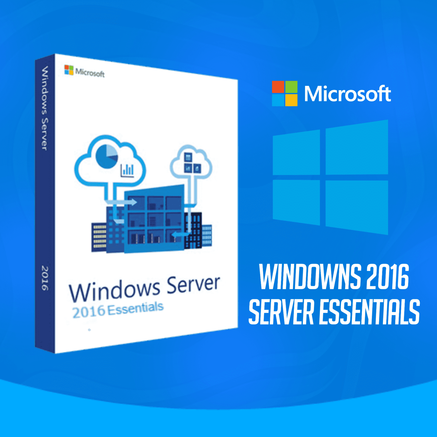Windows Server 2016 Essentials - 32/64 BITS - Licença Vitalícia + Nota ...
