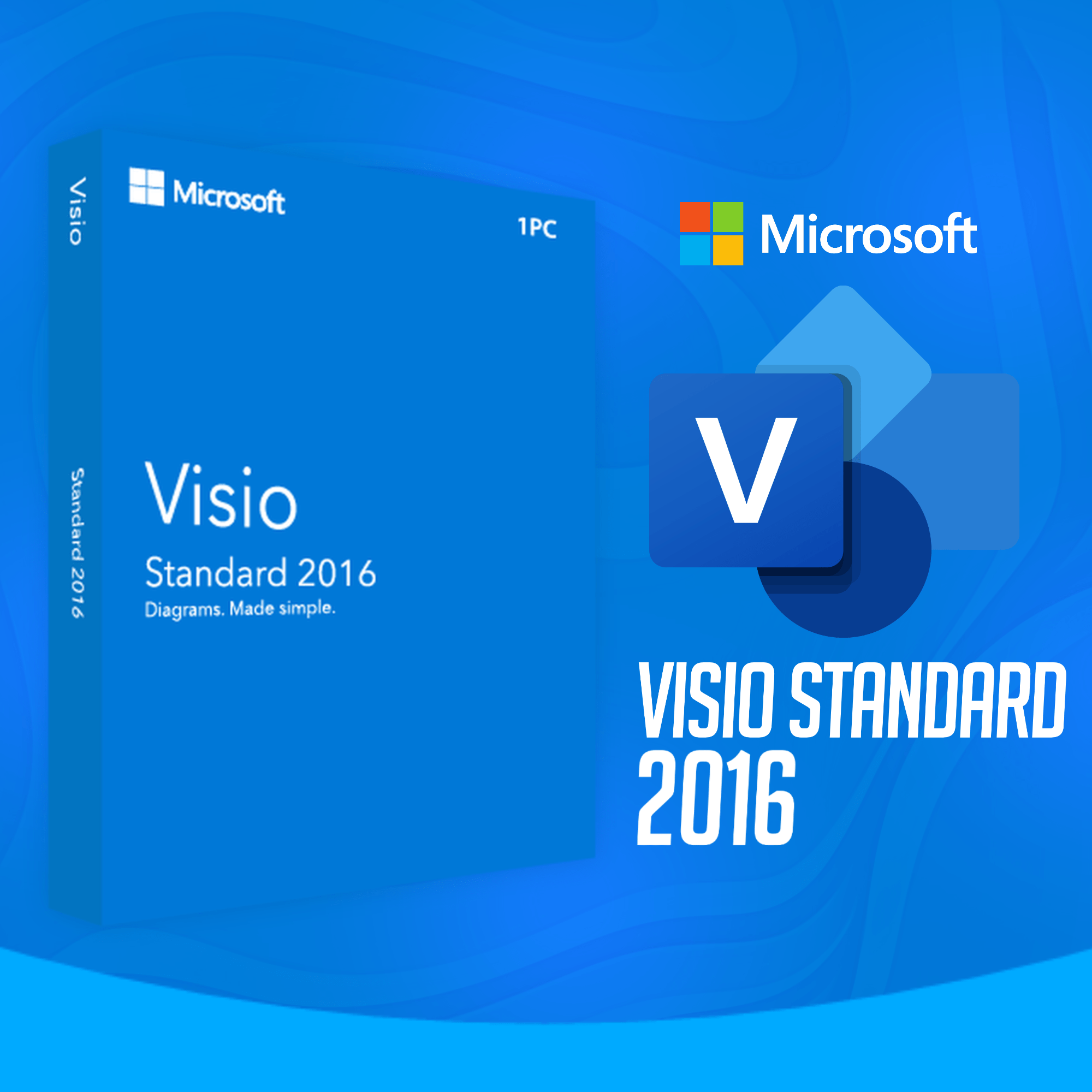 Visio 2016 Standard - 32/64 BITS - Licença Vitalícia + Nota Fiscal e Garantia - Imagem 2
